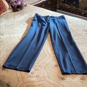 Chic Blue Wide-Leg Trousers